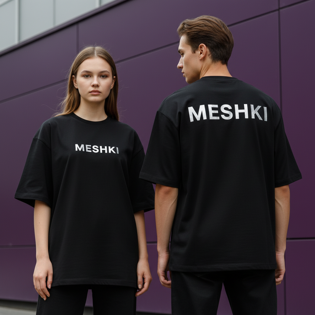تیشرت باکسی پنبه سوپر خالص